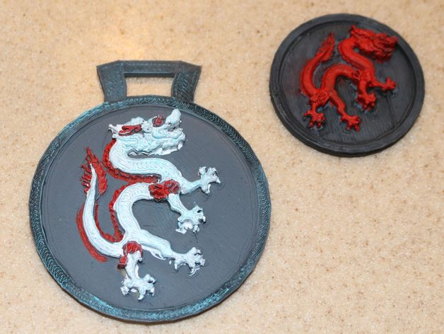 Dragon Coin and Medallion for IceFire Book by Lara Steele