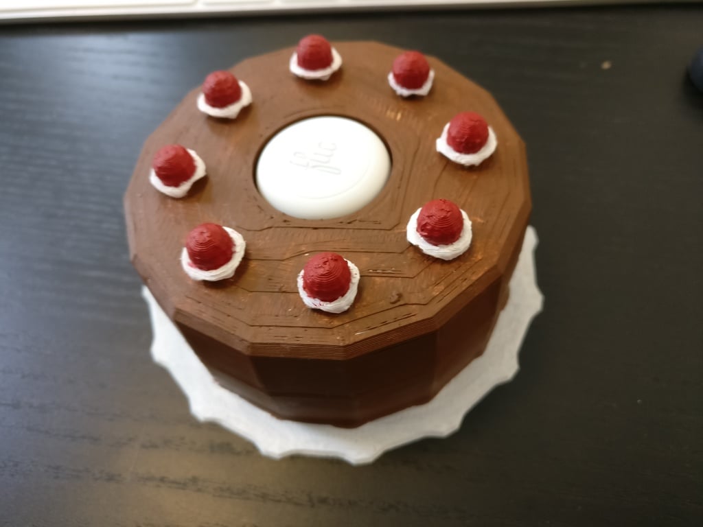 Portal Cake Flic Button Holder