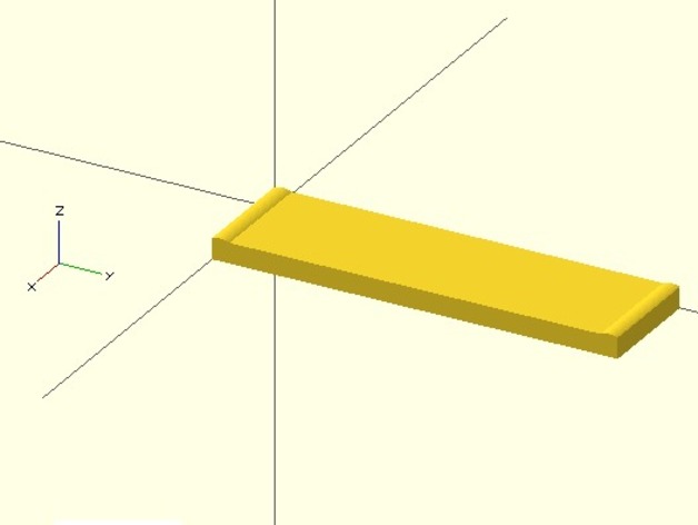 OpenSCAD Template for Quick-fit carriage compatibility