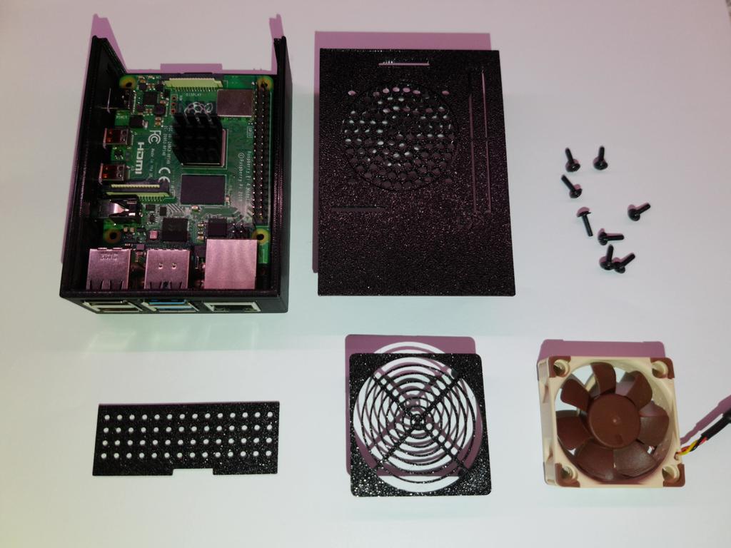 Raspberry Pi 4B Box (Noctua Fan variable)