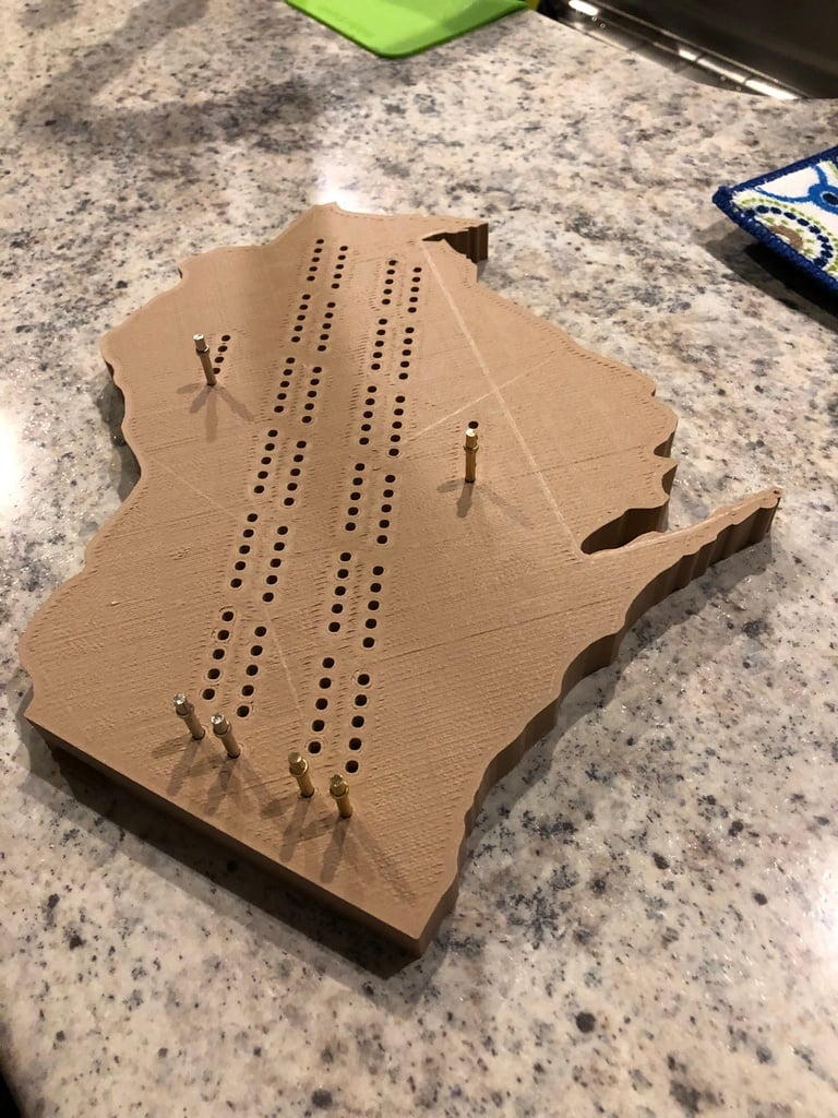 Wisconsin Cribbage Board
