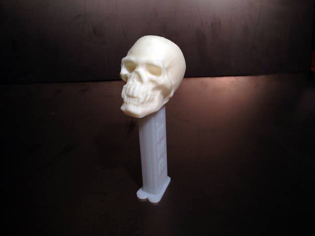 Skull with Pointy Teeth PEZ Dispenser Topper