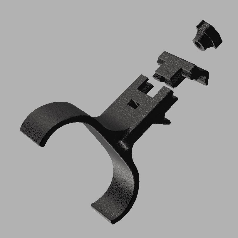 Nikon Aculon rangefinder mount on picatinny rail