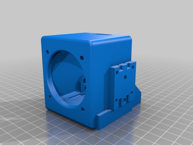 This is a modified Prusa I3 extruder mount for use with the Twelve-Pro version. I have included the X Axis Carriage