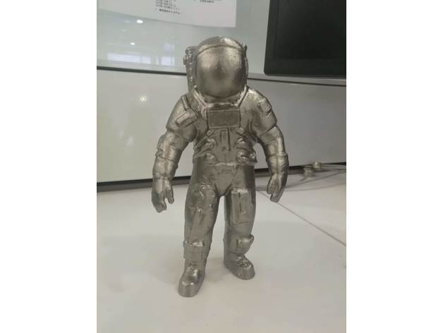 Lost Wax Printed And Casted Astronaut
