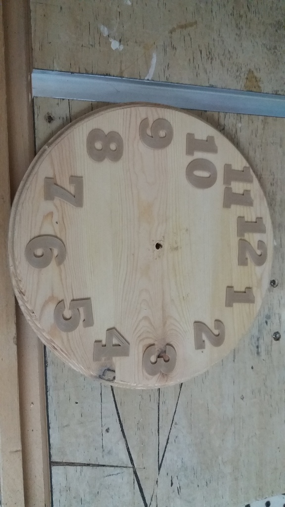 numbers for diy wall clock