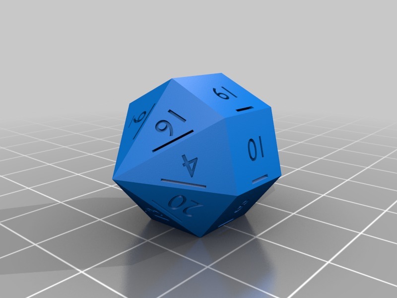 d21 (21 sided dice) Designed as 21st Birthday gift 