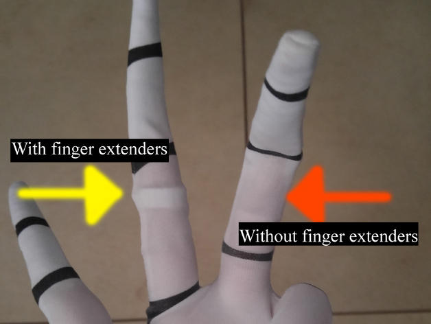 Finger Tip Glove Extenders