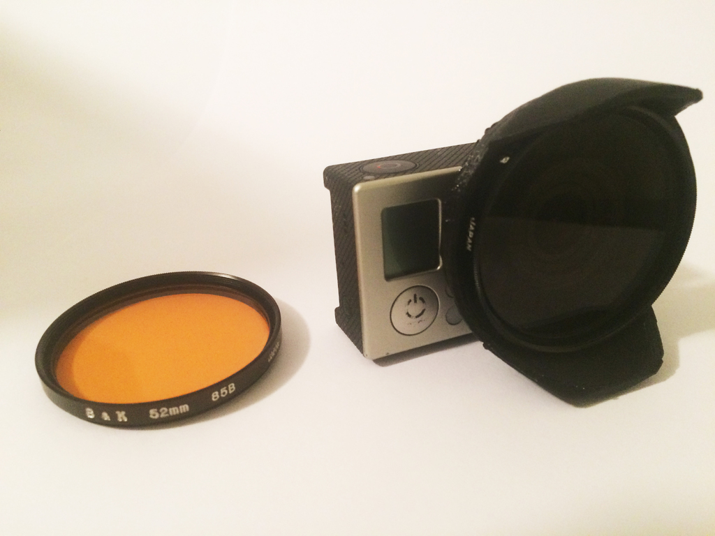 Gopro Lens hood - 52mm filter holder