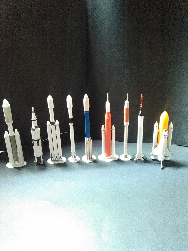  14 American Space Rockets Collection.