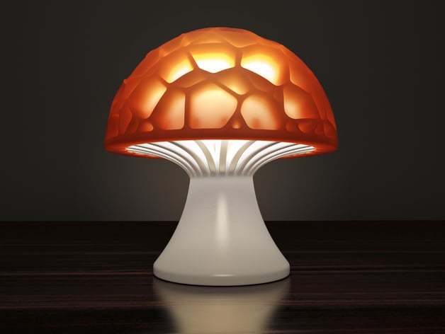 Voronoi Mushroom Lamp