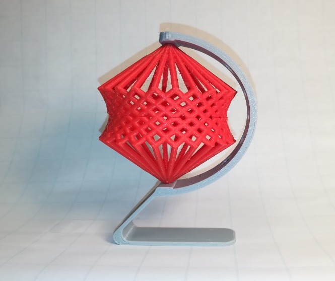 Cube Spinning, Cage, Hyperboloid 