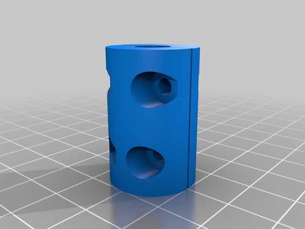 Parametric Z-axis coupler (stepper and threaded rod coupling)