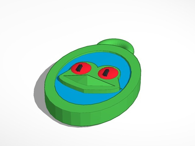 frog head pendant