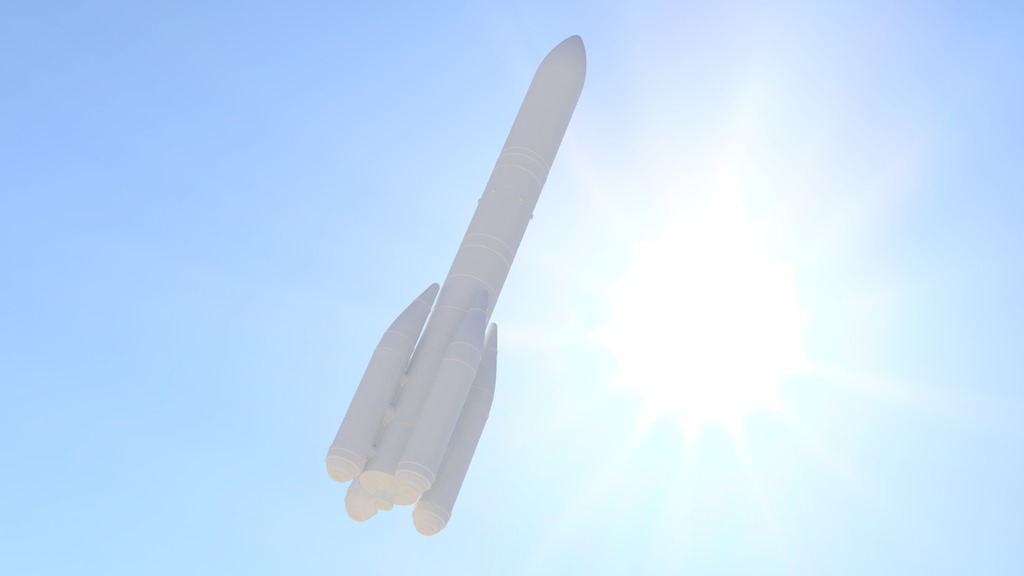 Ariane 6 Toy Model Rocket