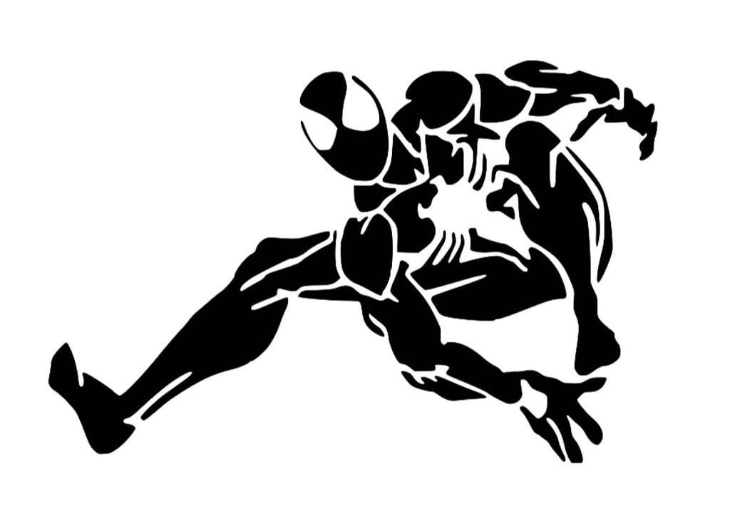 Spiderman Venom stencil 2