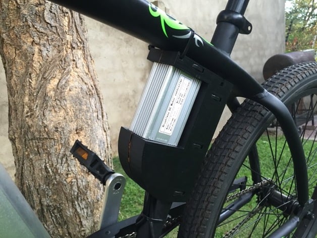 Bracket for brushless e-bike motor controller.
