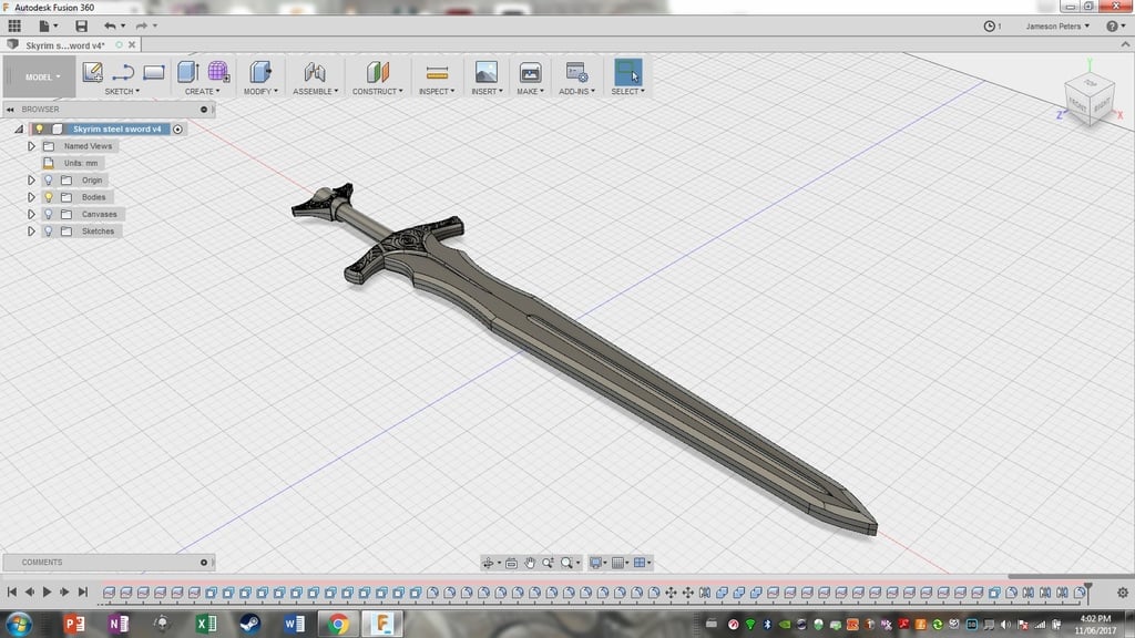 Skyrim Steel sword