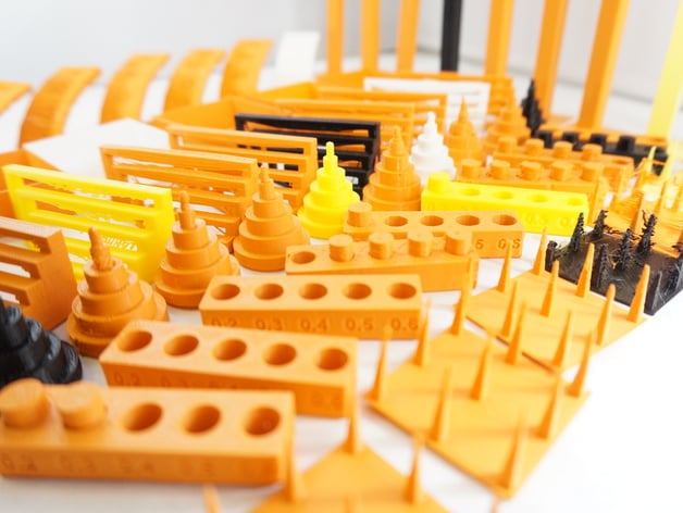 Make: 2015 3D Printer Shoot Out Test Models