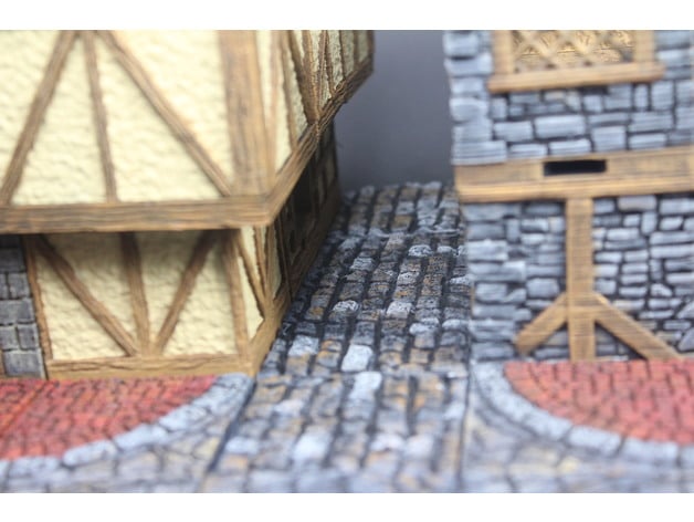 Image of OpenForge Cobblestone Streets: Square Pattern