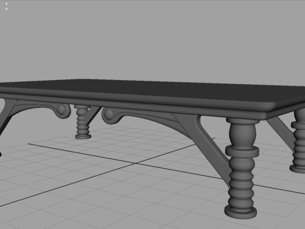 Medieval table.