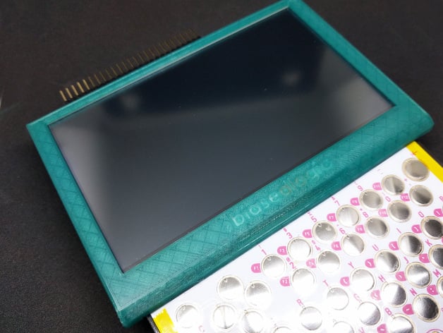 PocketCHIP LCD bezel for 5 inch (5") 800x480 Adafruit TFT display
