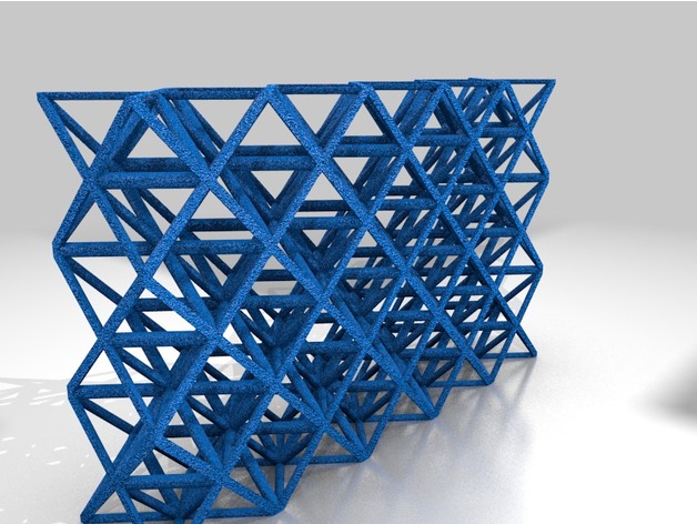 Octet-truss lattice