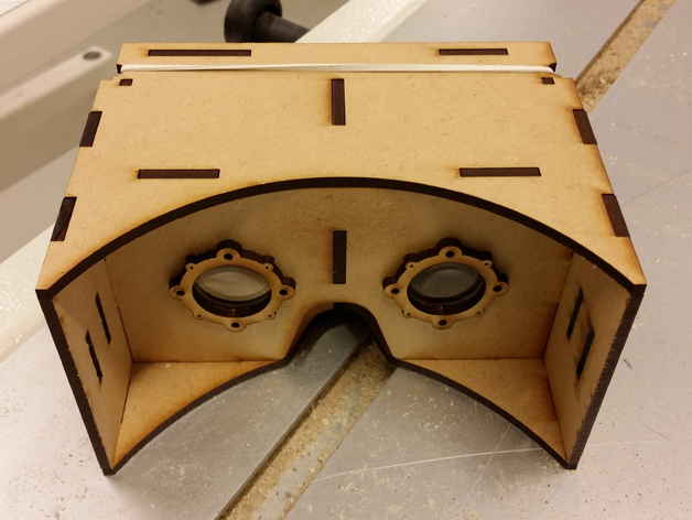 Lasercut Google Cardboard 3D VR glasses