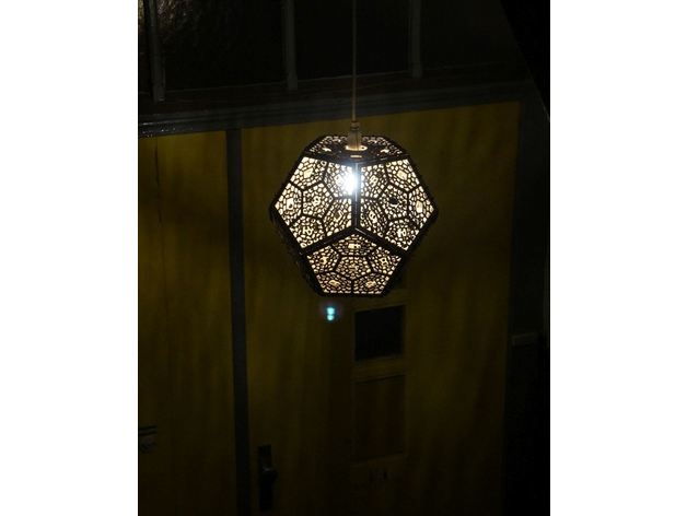 Dodecahedron Shadow Hanging Lamp