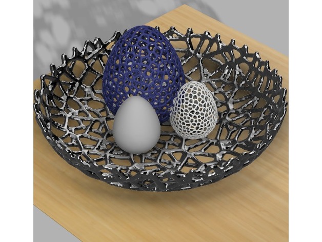 Voronoi Easter Egg Nest