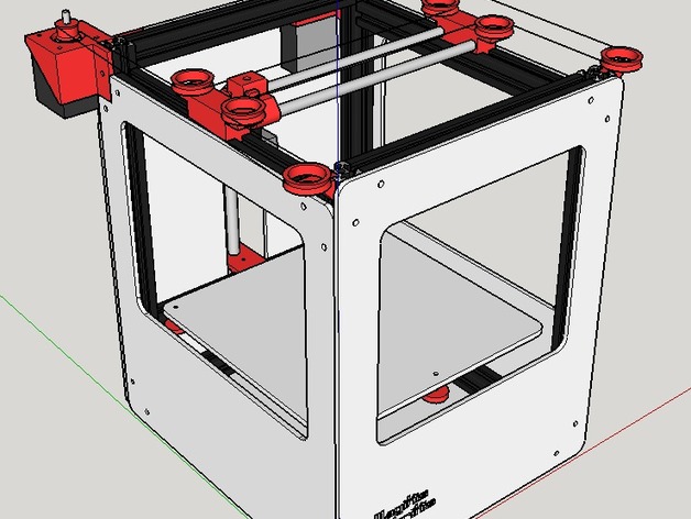 Magikis Fabrikis 0.7 - H-Bot 3D printer for under $300