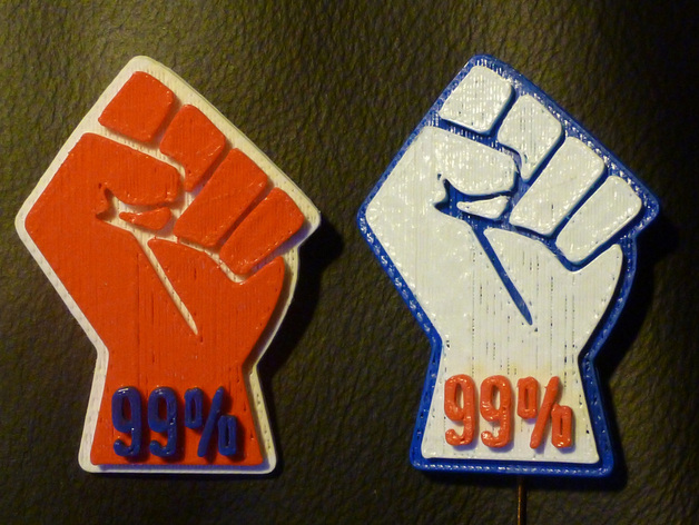 Occupy Wall Street Pin