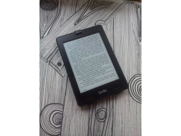 One-hand reading clip for Kindle Paperwhite (could be modified for tablets)