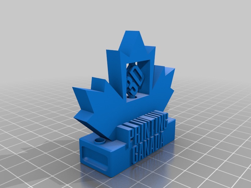 Maple Leaf Benchy by 3D Printing Canada