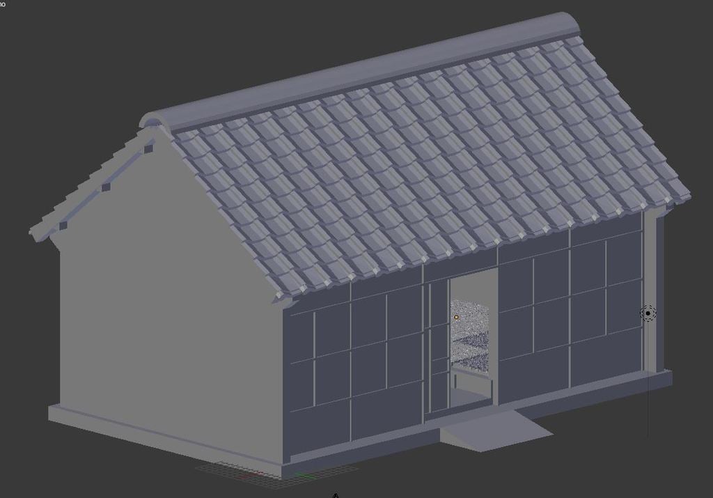 Eastern / Japanese house (simplified)