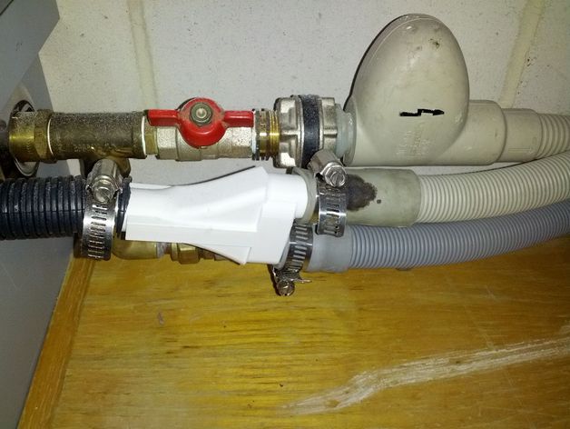 Dishwasher dual drain