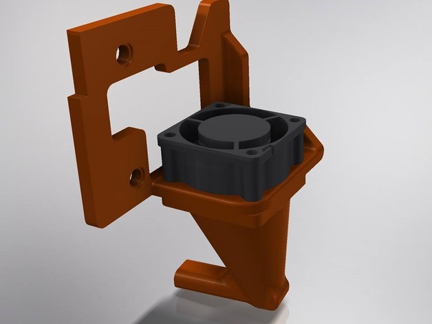 Extruder fan mount for the solidoodle press