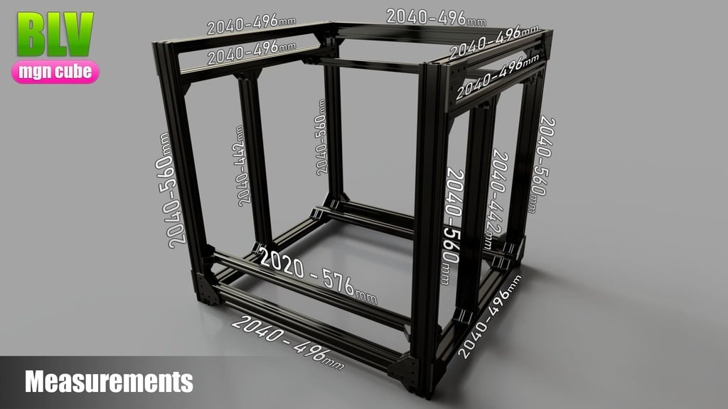 BLV mgn Cube 3d printer by Blv Thingiverse