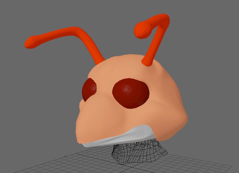 Fursuit- or puppet-head base - version 68 - Cartoon Insect