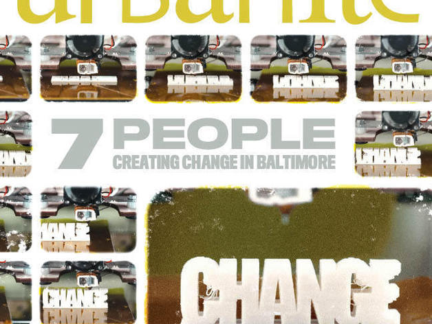 'Change' Logo for Urbanite Magazine Cover