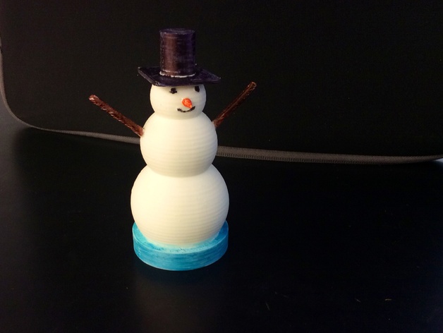 Customizable snow man