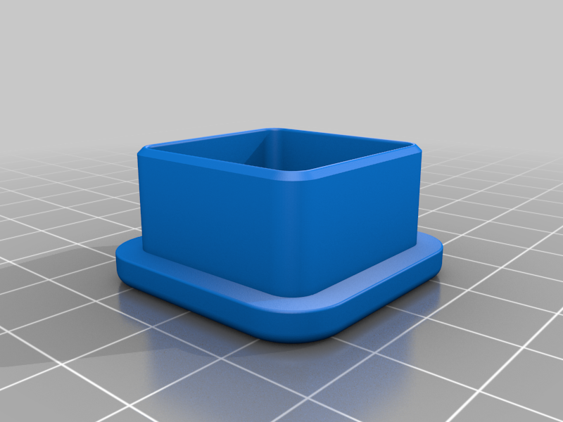 Cap for 1 inch square tubing