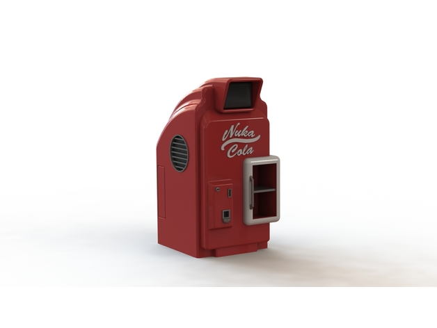 Fallout 4 Nuka Cola Machine 1 18 Scale With Nuka Cola Bottle By Ghost 4444 Thingiverse
