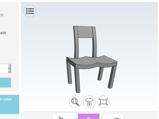 Kim Kardashian Signature Chair (approved by Kenye West) :)