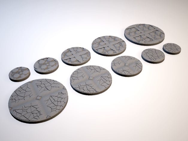 Image of Z.O.D. Crystal Palace Theme Bases (28mm/Heroic scale)
