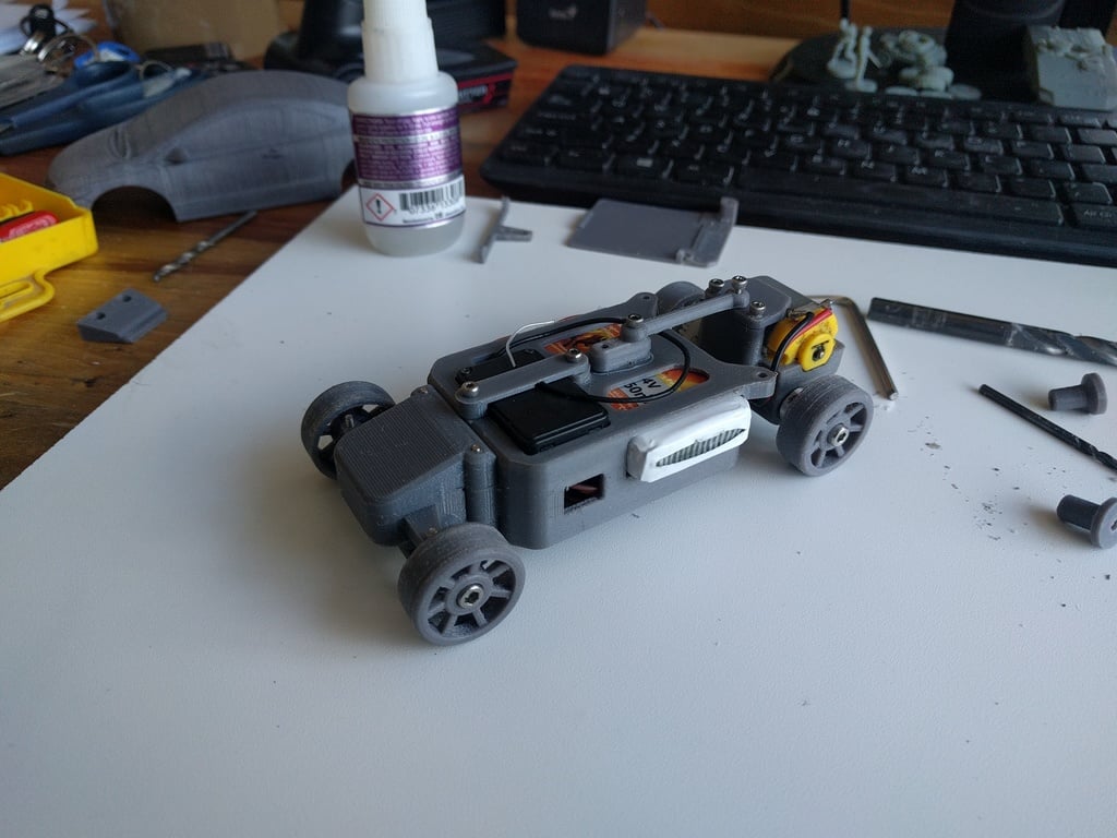 OpenZ v16c Chassis (1:28 3d printed RC) discontinued