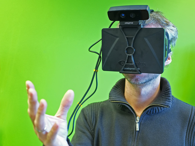 3D Camera mount for Oculus Rift (dev kit) - updated