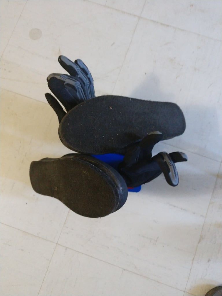 Scuba boot and glove drying rack
