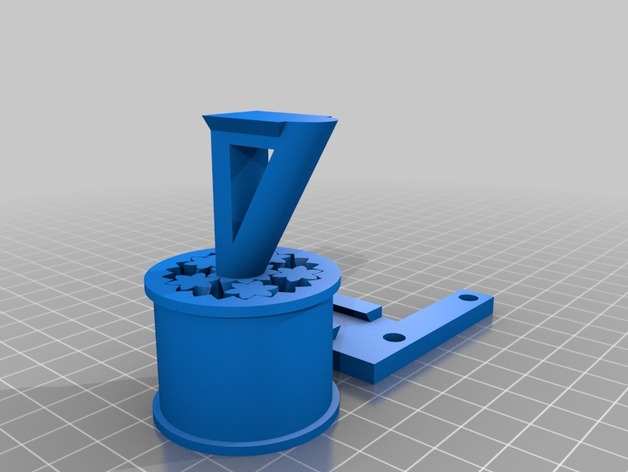 Customize Filament Spool Bearing Arm for Afinia / Up 3D
