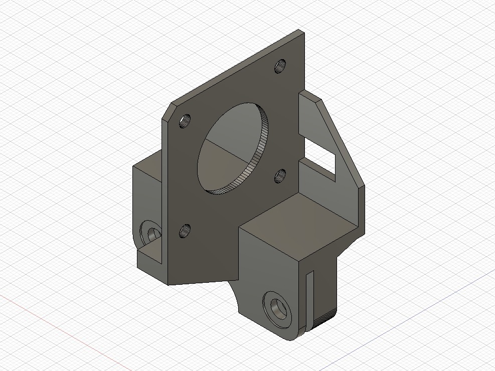 Direct extrusion mounter with stock parts for Ender3